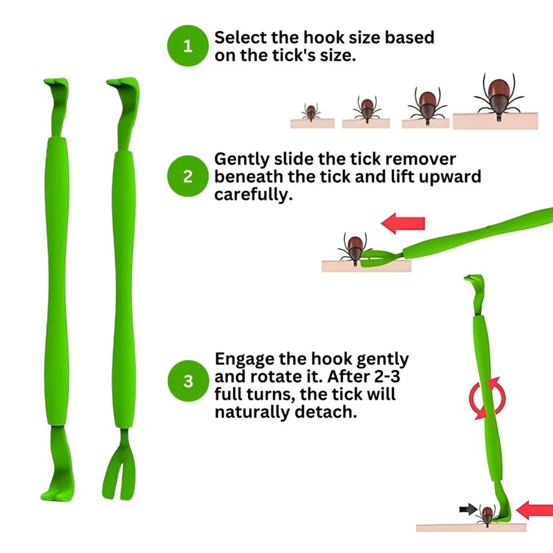 Tick Remover Tool - Safe & Easy Tick Remover for