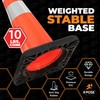 Xpose Safety 28 Inch Orange Slim Line Traffic Cones Heavy