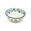 Polish Pottery Bowl - Shallow Scalloped - Small - Sea