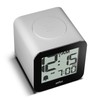 Braun BC25WP Digital Alarm Clock with Voice Output, Snooze, Positive
