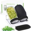 Kitmiido Organic Seed Sprouting Jar Kit – 2 × 32