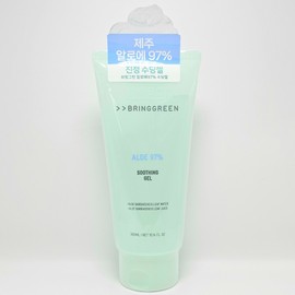 Bring Green Aloe Soothing Gel 300ml Skin hydration soothing moisturizing face and body use / 브링그린 알로에 수딩젤 300ml 피부수분공급 진정보습 페이스바디겸용