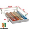 DecoBrothers Crystal Tempered Glass Vertuo Pod Holder Drawer, 28 Large