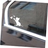 TEHAUX Pet Friendly Car Sticker 4 Pack of Black/White Flapping