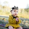 Sdopbinbin Checkered Baby Bow Headband for Infant Newborn Bow Hair