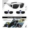KALIYADI Wrap Around Sunglasses: Polarized Fit-Over-Sunglasses for Men & Women