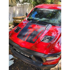 Oracal Punisher  style Compatible with Ram Rebel Hood  Decal Truck Vinyl Graphic