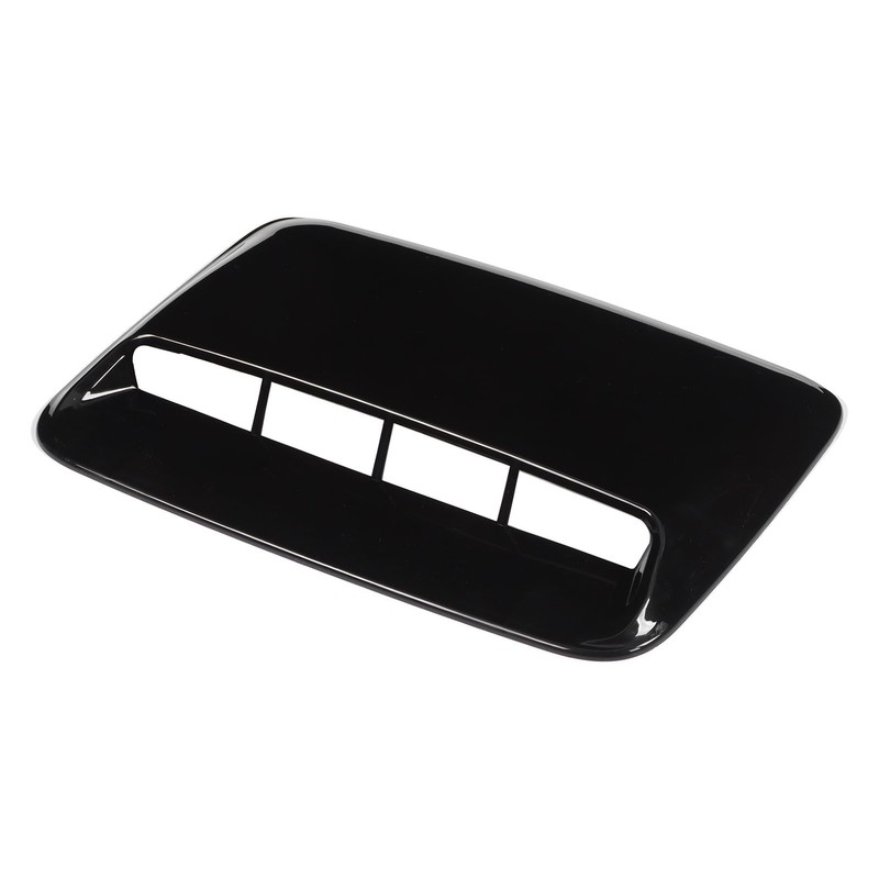 Hood Scoop Cover Universal for Automobile Modification Replacement RefurbishmentGlossy Black