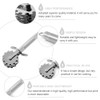Angoily Steak Tenderiser Meat Tenderiser Stainless Steel Rolling Meat Tenderizer