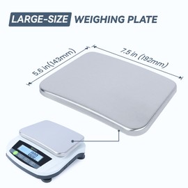 U.S. Solid Digital Lab Scale 5000g x 0.01g Precision Analytical Balance Kitchen Jewelry Scientific Weighing - LCD Display