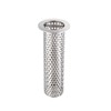 2" Commercial Floor Drain Strainer, 6'' High, Thick Perforated Stainless