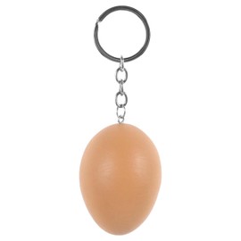 CALLARON Llavero De Huevo Simulado para Decoración De Bolsa Accesorio Creativo para Celebraciones De Pascua Hecho De Resistente para Llavero o Adorno Colgante