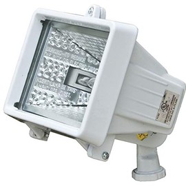 Dabmar D105-W Mini Flood Light, 150W (J78Mm) 120V, White Finish