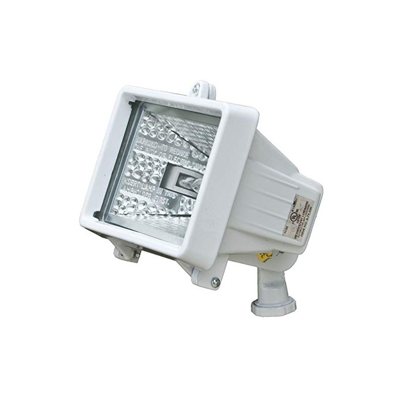 Dabmar D105-W Mini Flood Light, 150W (J78Mm) 120V, White Finish