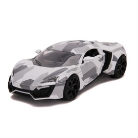Jada Toys Hyperspec 1:24 W Motors Lykan Hypersport Die-cast Car White Camouflage, Toys for Kids and Adults