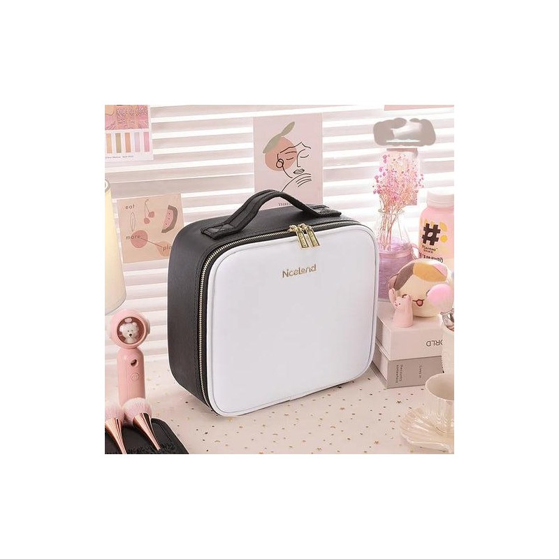 MirrorGlow Makeup Carryall - Color: Black