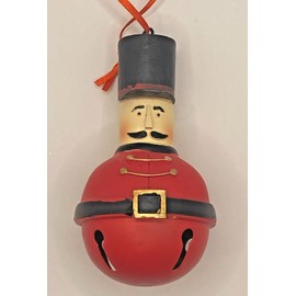 PLACE & TIME NEW TIME & PLACE 4.5" CHRISTMAS NUTCRACKER TOY SOLDIER BELL ORNAMENT FREE SHIP