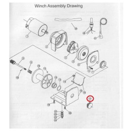Smittybilt 97202-17 T-Series F/W Knob Assy For XRC2 Winch