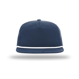 Richardson 256 256P Umpqua Rope Snapback Cap Adjustable Hat Blank Camo Hat Bulk Hats - Navy/White Rope