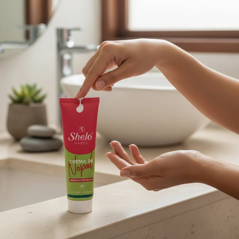 Crema Nopal Hidratante Facial Shelo Nabel 100ml