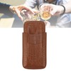 Cigar Holder Case Artificial Leather Portable Durable Elegant 3 Finger