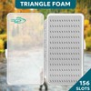 SF Plastic Waterproof Pocket Fly Fishing Box Clear Lid Easy