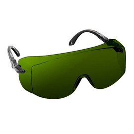 voltX 'OVERSPECS' Welding 5 Large Size, Industrial Safety Over Glasses - (Welding 5) UKCA & CE EN166f certified individually adjustable temples, scratch resistant, UV400 protection