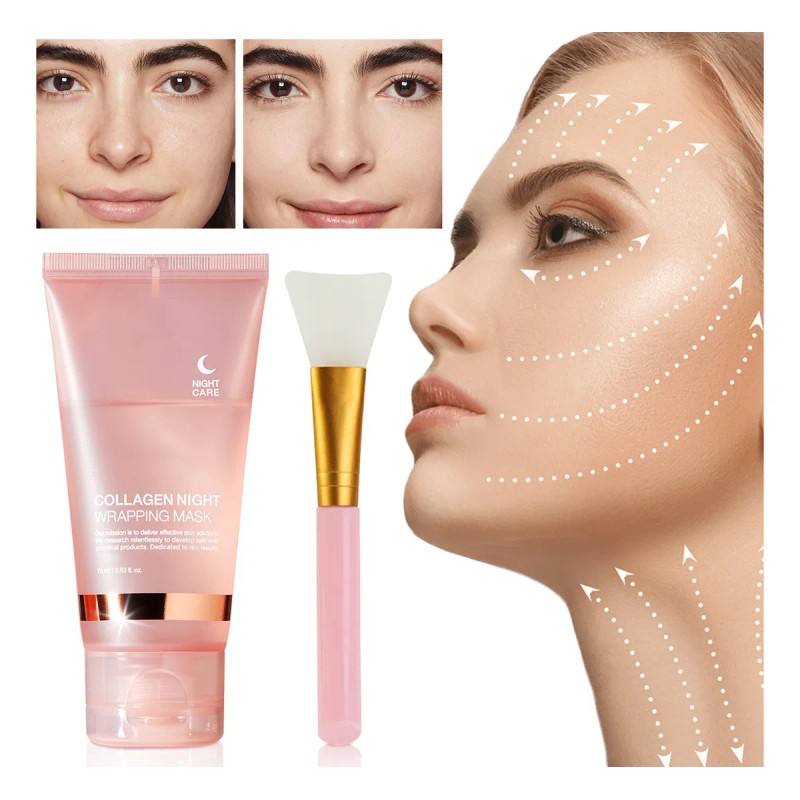 Gel Mascarillas Faciales Colágeno Nocturna