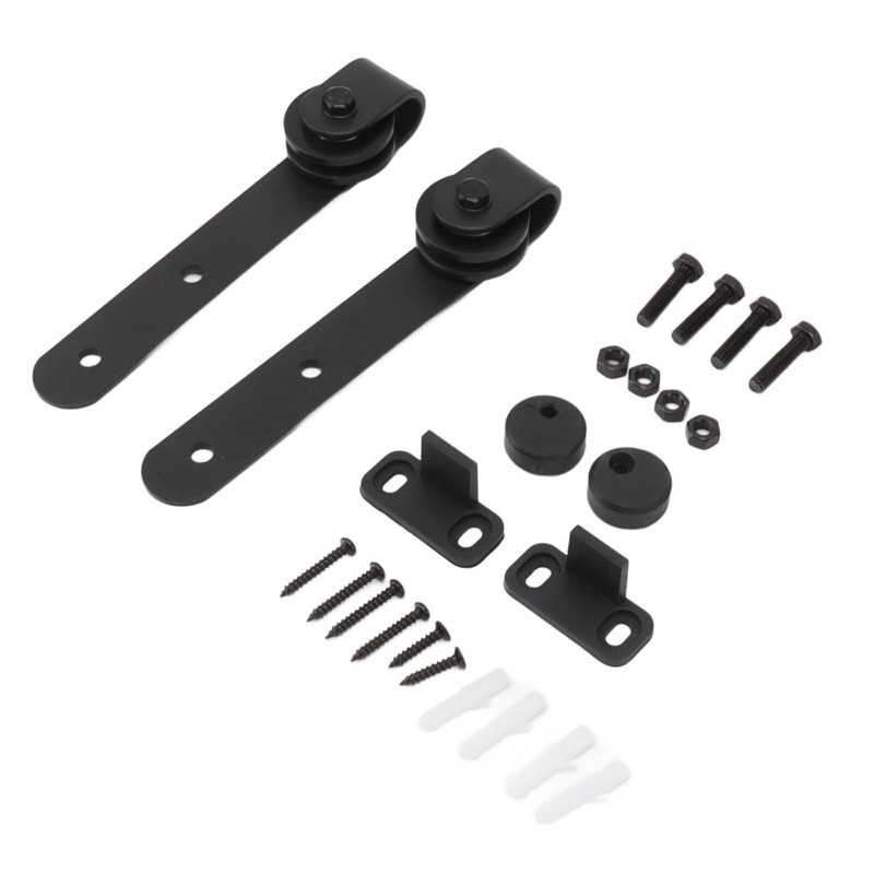 Silent Sliding Barn Door Heavy Duty Cabinet Door Rollers Kit,