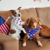 ShuRung 4 Pack USA Independence Day Dog Bandanas 4th of