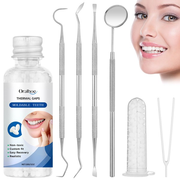 OFFCUP Temporary Tooth Filling, Tooth Filling Repair Kit with 4