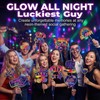 30 Pcs Neon Photo Booth Props, Fluorescent Glasses Hats Crowns
