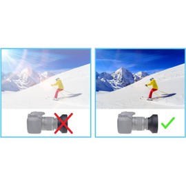 37MM Collapsible in 3 Steps Rubber Lens Hood for Panasonic LUMIX G Vario 12-32mm