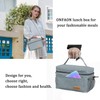 ONFAON Lunch Bag for Men/Women, Insulated Reusable Lunch Box Leakproof