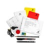 MyReferee Referee Set Original Football Including Game Note Cards, Ballpoint