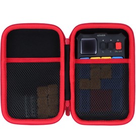 Lebakort Storage Case Compatible with GiiKER Super Slide Puzzle Games Original 500+ Challenges Brain Teaser Puzzle Toys Kids Teens (Black + Red Case)