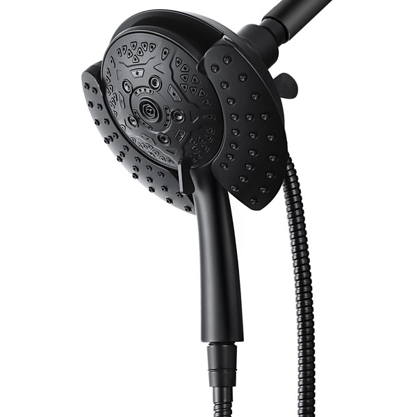 INAVAMZ Shower Heads with Handheld Spray Combo: 7.2" Rain Shower