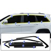 BOGAR TECH DESIGNS Side Window Chrome Delete Overlay Film Compatible