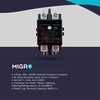 Migro 40 Amp 2 Pole 24V HVAC Refrigeration Contactor, N.O.