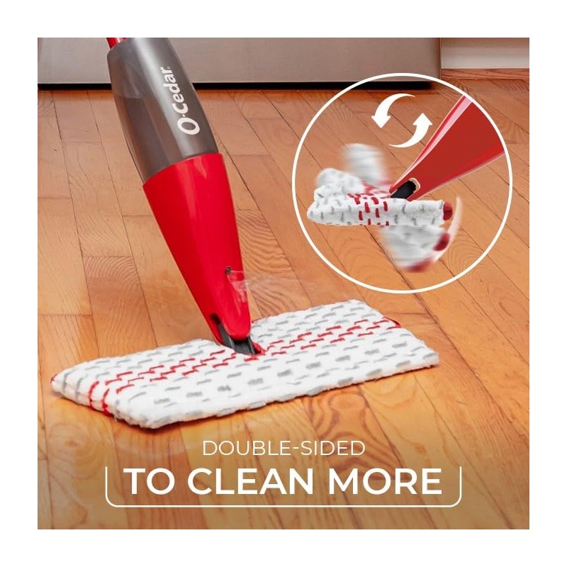 O-Cedar ProMist MAX Spray Mop Head Replacement (Pack of 4)
