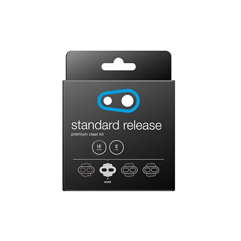 Crankbrothers Pedal Plates 2-Hole Premium Zero Float, Silver, 15338