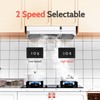 FIREGAS 24 inch Range Hood, 300CFM Ducted/Ductless Convertible Under Cabinet