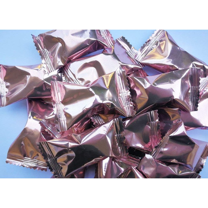 One Pack of 50 Pieces Metallic Rose Gold Party Buttermints