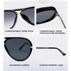 mincl Oversized Pilot Sunglasses Women Fashion Big Frame Sun Glasses