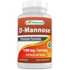Best Naturals D-Mannose Capsules - Urinary Tract Cleanse Supplement 1500mg/Serving