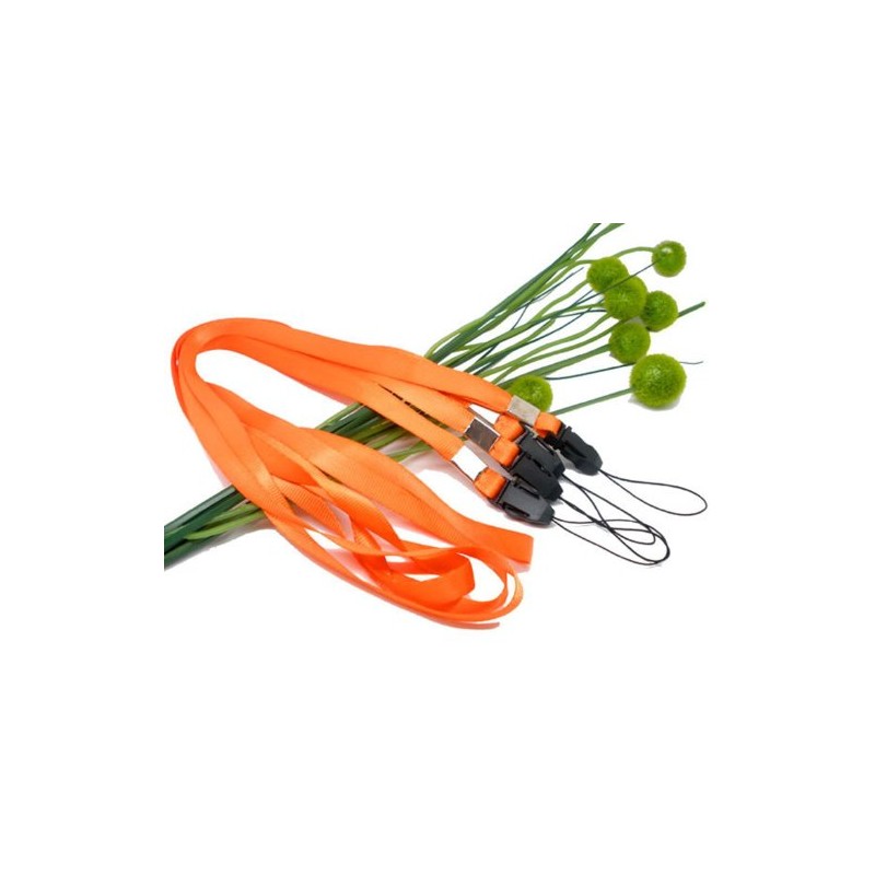 QPSupplies 20 x Value Orange 36" Lanyard Neck Straps for