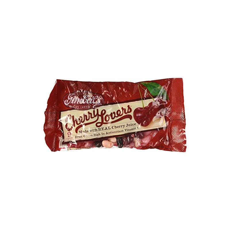 Gimbal's Cherry Lovers Heart Shaped Gourmet Jelly Beans 9 oz,