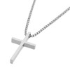 Edforce Stainless Steel Men's Plain Silver Gold Black Cross Pendant
