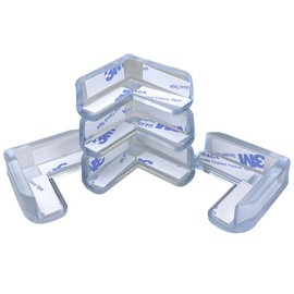 Jingelmall Corner Guard, Transparent, Corner Cushion, Safety Corner Cushion, Table Guard, Table Corner Protection, 8 L-Shaped Corner Guard, Baby Protection Corners, Injury Prevention, Earthquake