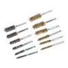 12PCS Bore Brush Copper and Iron 304 Stainless Steel Bristles